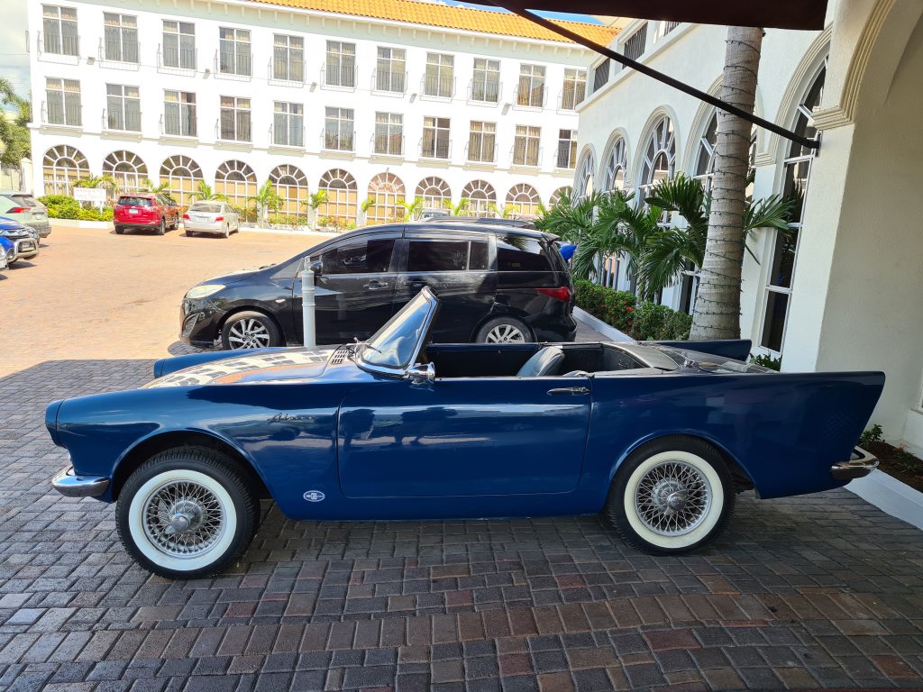 James Bond car Jamaica at Spanish Court Hotel