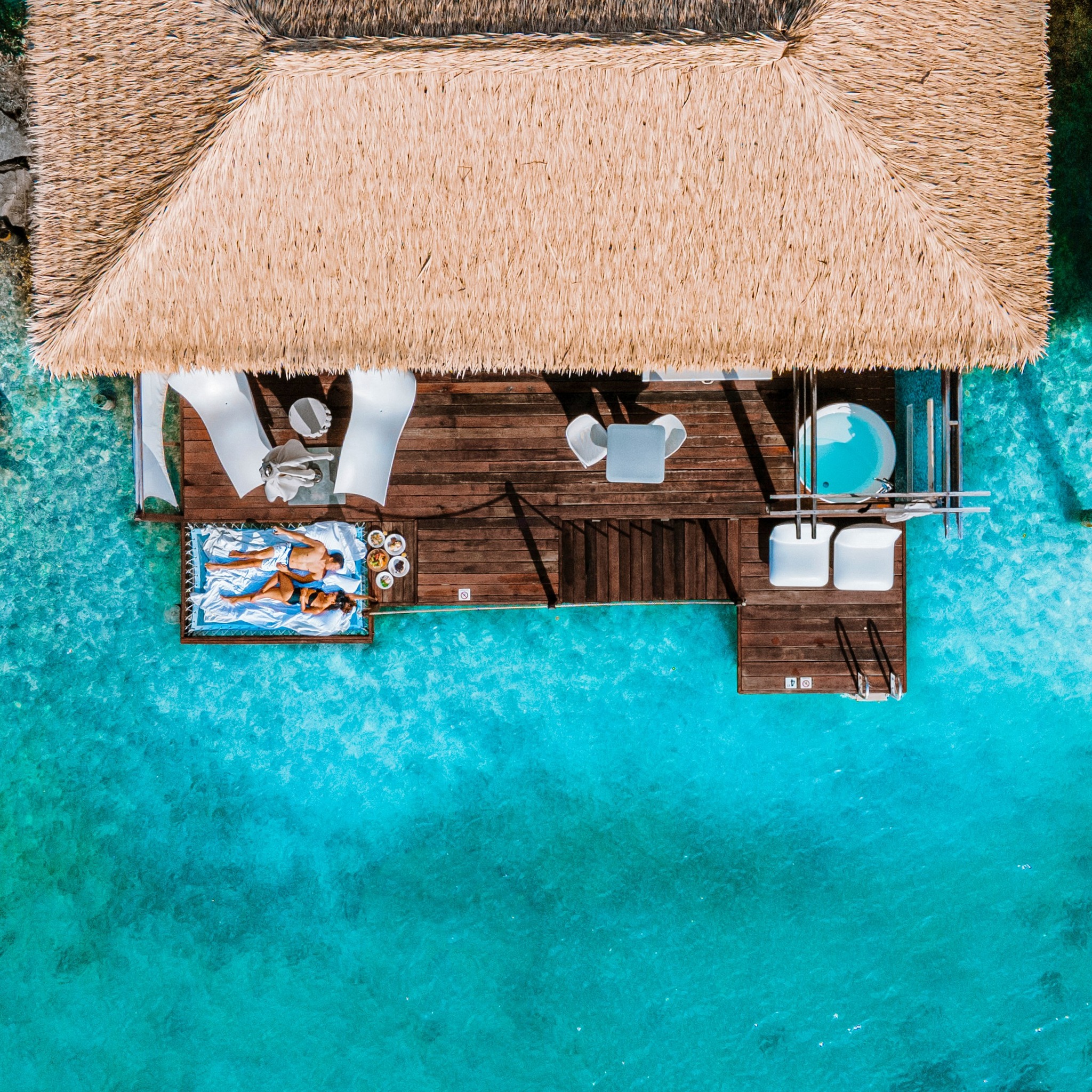 Caribbean Over-The-Water Sandals Bungalows that are Close to The USA