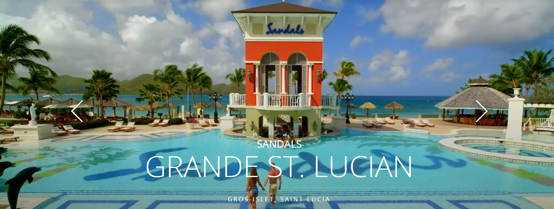 Which Caribbean Islands have Sandals Resorts?
